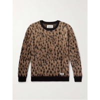와코마리아 WACKO MARIA Leopard-Jacquard Knitted Sweater 1647597324634349