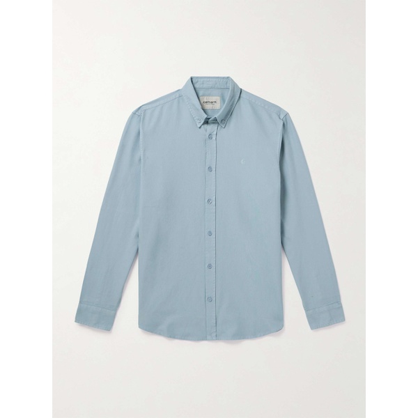 칼하트 CARHARTT WIP Bolton Button-Down Collar Logo-Embroidered Cotton Oxford Shirt 1647597324657987