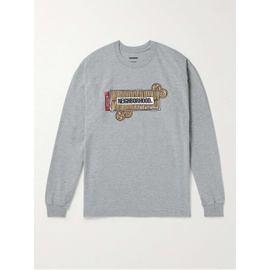 네이버후드상판 NEIGHBORHOOD Logo-Print Cotton-Jersey T-Shirt 1647597324682924