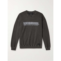네이버후드상판 NEIGHBORHOOD Logo-Print Cotton-Jersey Sweatshirt 1647597324682934