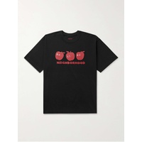 네이버후드상판 NEIGHBORHOOD Logo-Print Cotton-Jersey T-Shirt 1647597324684238