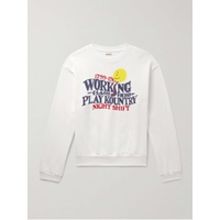 KAPITAL Printed Cotton-Jersey Sweatshirt 1647597325373170