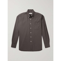 아워 레가시 OUR LEGACY Borrowed Button-Down Collar Oversized Cotton-Voile Shirt 1647597325459880
