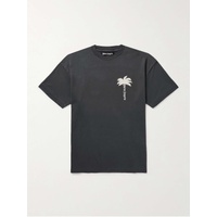 팜엔젤스 Palm ANGELS The Palm Logo-Print Cotton-Jersey T-shirt 1647597325554263