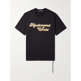 마스터마인드 월드 MASTERMIND WORLD Glittered Logo-Print Cotton-Jersey T-Shirt 1647597326653015