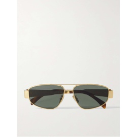 CELINE HOMME Triomphe D-Frame Gold-Tone Sunglasses 1647597327074882