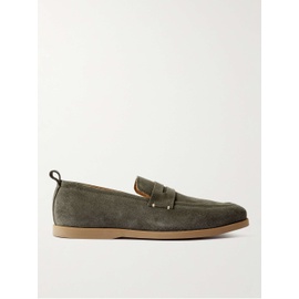 MR P. Regenerated Suede by evolo Penny Loafers 1647597327262034