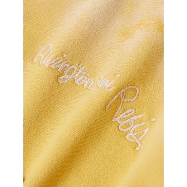  RRR123 Gym Bag Logo-Embroidered Paint-Splattered Cotton-Jersey Zip-Up Hoodie 1647597327285273