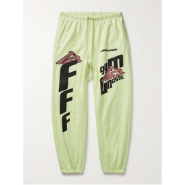 RRR123 Fasting for Faster Tapered Printed Cotton-Jersey Sweatpants 1647597327289659