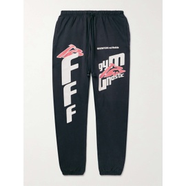 RRR123 Fasting for Faster Tapered Printed Cotton-Jersey Sweatpants 1647597327289673