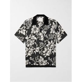 사카이 SACAI Camp-Collar Velvet-Trimmed Printed Voile Shirt 1647597327394459