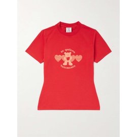 베트멍 VETEMENTS Te Quiero Slim-Fit Logo-Print Stretch-Cotton Jersey T-Shirt 1647597327401164