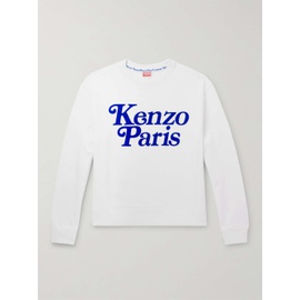 KENZO + VERDY Logo-Flocked Cotton-Jersey Sweatshirt 1647597327487737