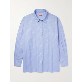 KENZO + VERDY Oversized Logo-Jacquard Cotton Shirt 1647597327487761