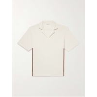 폴스미스 PAUL SMITH Logo-Appliqued Striped Cotton-Blend Terry Polo Shirt 1647597327655289
