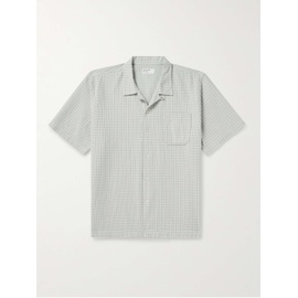 UNIVERSAL WORKS 로아 Road Convertible-Collar Waffle-Knit Cotton Shirt 1647597327792519