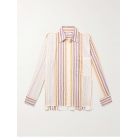 UNIVERSAL WORKS Striped Cotton-Jacquard Shirt 1647597327792650