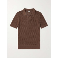 선스펠 SUNSPEL Crochet-Knit Cotton Polo Shirt 1647597327819516