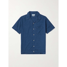 OLIVER SPENCER Camp-Collar Linen and Cotton-Blend Shirt 1647597327819525