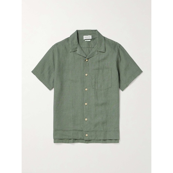  OLIVER SPENCER Camp-Collar Linen Shirt 1647597327819529