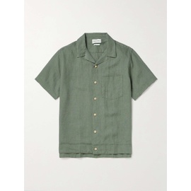OLIVER SPENCER Camp-Collar Linen Shirt 1647597327819529