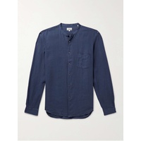 HARTFORD Premium Pat Grandad-Collar Linen Shirt 1647597327830780
