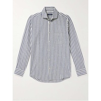 FRESCOBOL CARIOCA Emilio Striped Cotton-Pique Shirt 1647597327873027