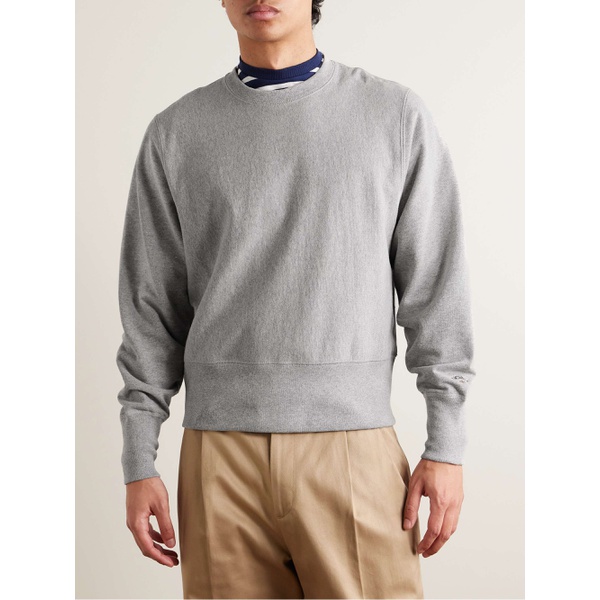  노아 NOAH Logo-Embroidered Cotton-Jersey Sweatshirt 1647597328061653