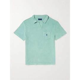 폴로 랄프 로렌 Polo RALPH LAUREN Logo-Embroidered Cotton-Blend Terry Polo Shirt 1647597328478329