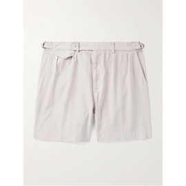 폴로 랄프 로렌 POLO RALPH LAUREN Straight-Leg Pleated Cotton-Twill Shorts 1647597328478331