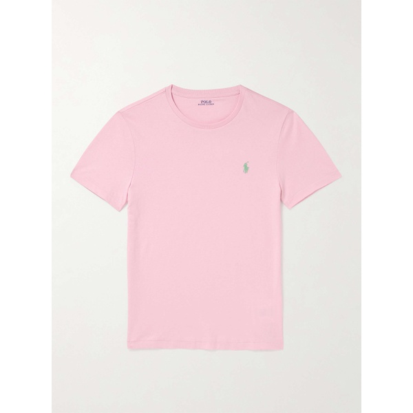 폴로랄프로렌 폴로 랄프 로렌 POLO RALPH LAUREN Logo-Embroidered Cotton-Jersey T-Shirt 1647597328478338