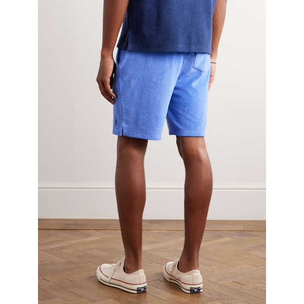 폴로랄프로렌 폴로 랄프 로렌 POLO RALPH LAUREN Straight-Leg Logo-Embroidered Cotton-Blend Terry Drawstring Shorts 1647597328478343
