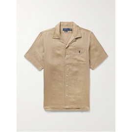 폴로 랄프 로렌 POLO RALPH LAUREN Clady Convertible-Collar Logo-Embroidered Linen Shirt 1647597328478346
