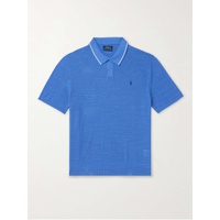 폴로 랄프 로렌 Polo RALPH LAUREN Logo-Embroidered Cotton and Linen-Blend Polo Shirt 1647597328478349