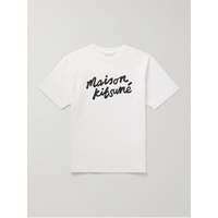 MAISON KITSUNEE Logo-Print Cotton-Jersey T-Shirt 1647597328581845