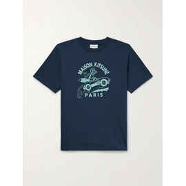 MAISON KITSUNEE Logo-Print Cotton-Jersey T-Shirt 1647597328581862