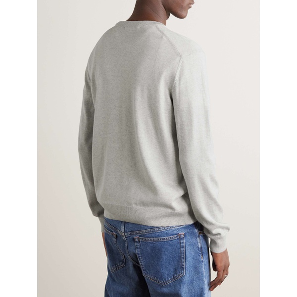 메종키츠네 MAISON KITSUNEE Slim-Fit Logo-Appliqued Wool Sweater 1647597328581942