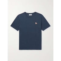 MAISON KITSUNEE Logo-Appliqued Cotton-Jersey T-Shirt 1647597328581945