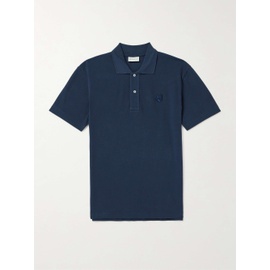 MAISON KITSUNEE Logo-Appliqued Cotton-Pique Polo Shirt 1647597328581948