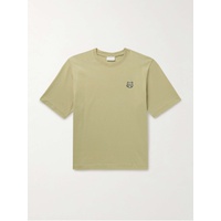 MAISON KITSUNEE Logo-Appliqued Cotton-Jersey T-Shirt 1647597328581960