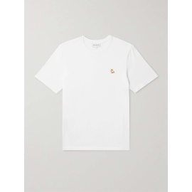 MAISON KITSUNEE Logo-Appliqued Cotton-Jersey T-Shirt 1647597328581968