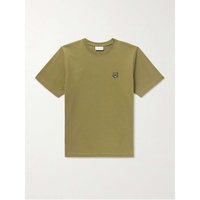 MAISON KITSUNEE Logo-Appliqued Cotton-Jersey T-Shirt 1647597328581974