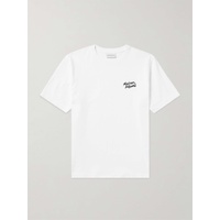 MAISON KITSUNEE Logo-Embroidered Cotton-Jersey T-Shirt 1647597328581976