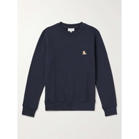 MAISON KITSUNEE Chillax Fox Logo-Appliqued Cotton-Jersey Sweatshirt 1647597328581980