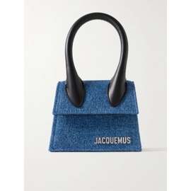 자크뮈스 JACQUEMUS Le Chiquito Logo-Embellished Leather-Trimmed Denim Bag 1647597328675730