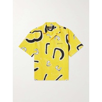 자크뮈스 JACQUEMUS Jean Camp-Collar Printed Cotton Shirt 1647597328675740