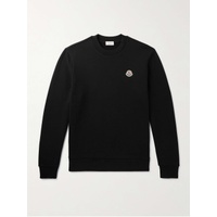 몽클레어 MONCLER Logo-Appliqued Cotton-Jersey Sweatshirt 1647597328741407