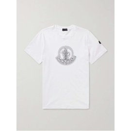 몽클레어 MONCLER Logo-Appliqued Printed Cotton-Jersey T-Shirt 1647597328741432