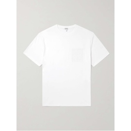 로에베 LOEWE Logo-Appliqued Cotton-Jersey T-Shirt 1647597328753019