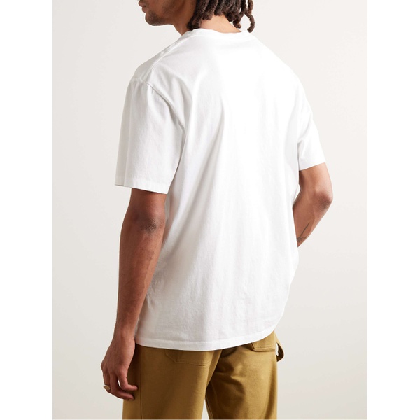 로에베 로에베 LOEWE Logo-Embroidered Cotton-Jersey T-Shirt 1647597328764440